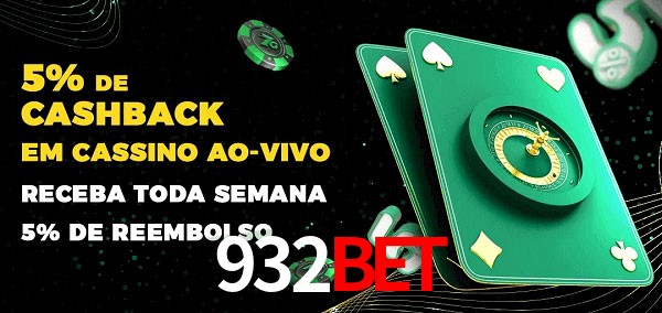 Promoções do cassino ao Vivo 932bet